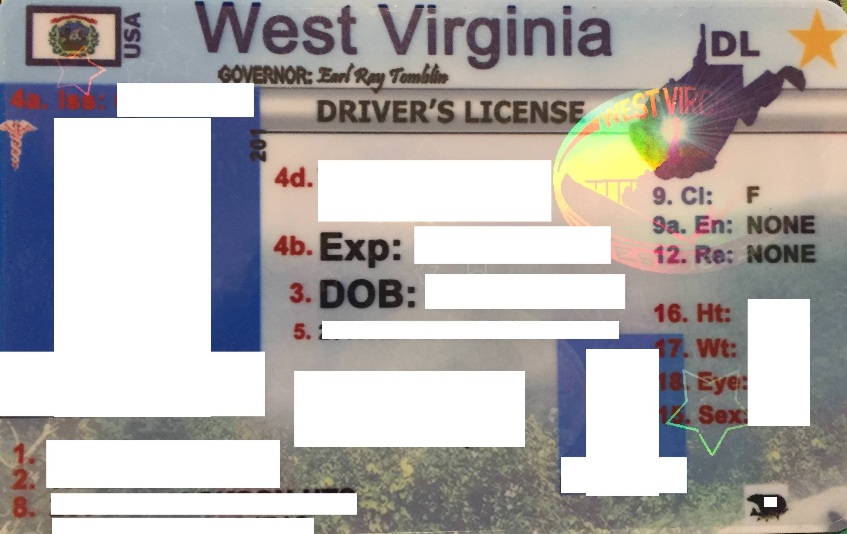 West Virginia Fake Id Best Scannable Fake Ids From Idgod