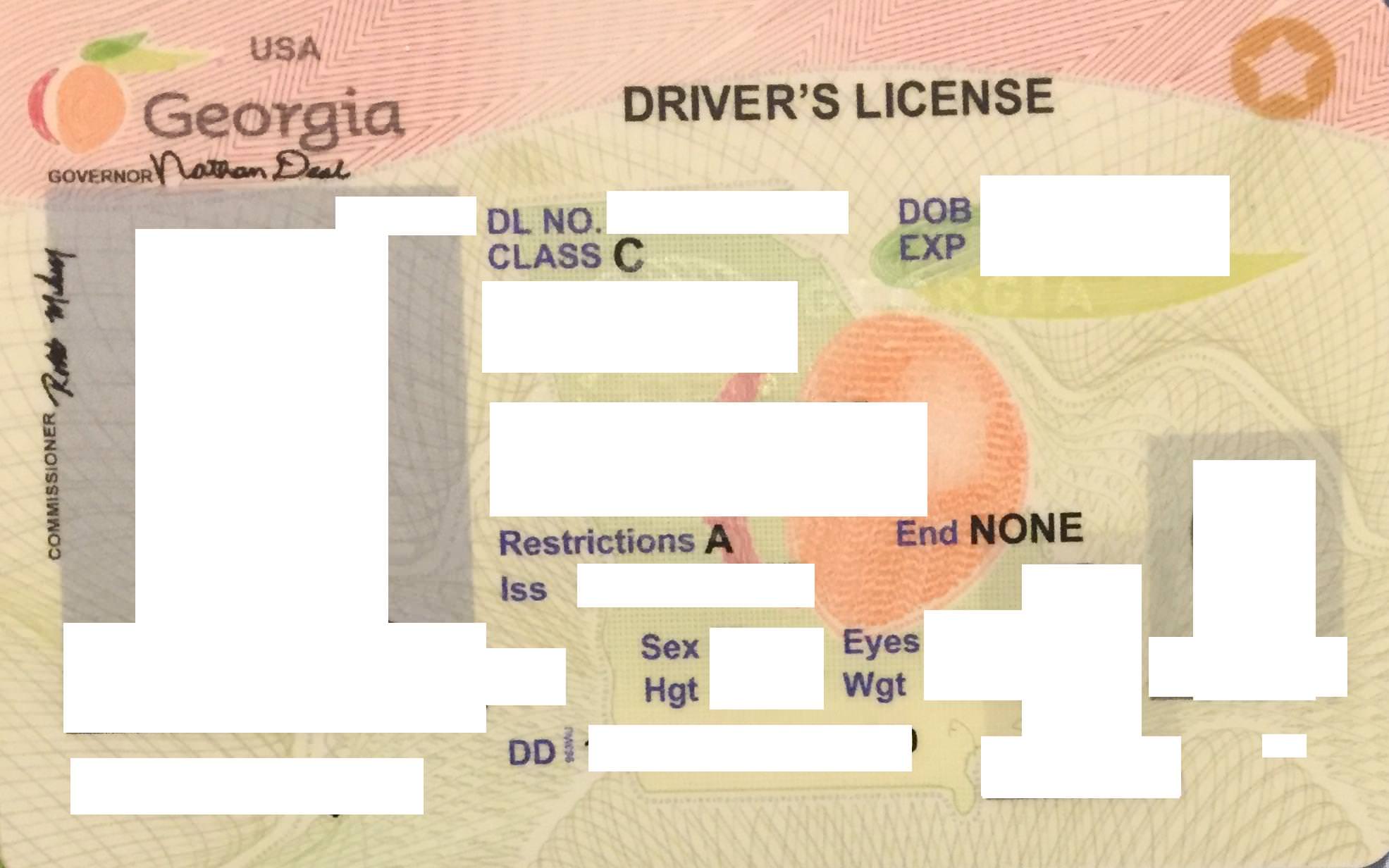 Georgia Fake ID · 😇 Best Scannable Fake IDs from IDGod Inside Georgia Id Card Template